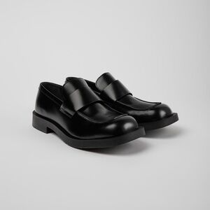 Camperlab Black Leather Loafers
